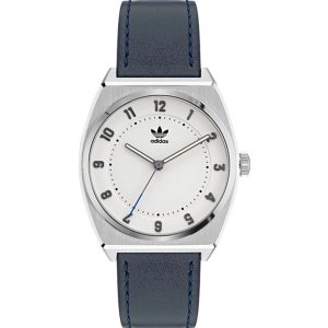 Blue Leather Dress Watch