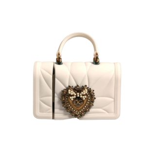 White Silicone Devotion Heart Cover Hand Bag Airpod Case