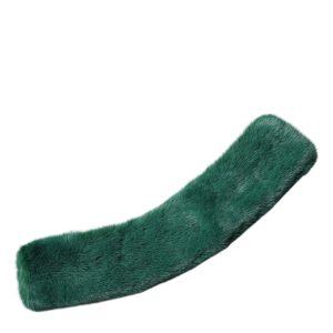 Green Mink Fur Collar Women Neck Wrap Scarf