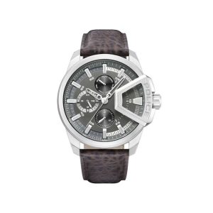 Brown Leather Dress Watch