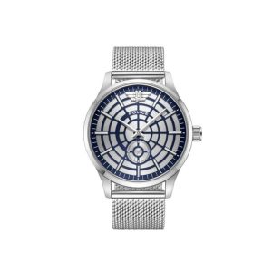 Gray Stainless Steel Dress Watch
