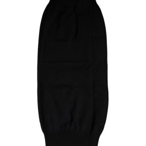Black Cashmere Knitted Neck Warmer Foulard Scarf