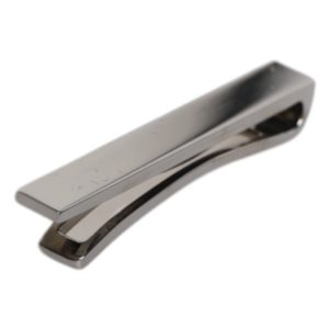 Black Tone Brass Logo Branded Tie Clip Bar