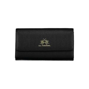 Black Polyethylene Women Wallet