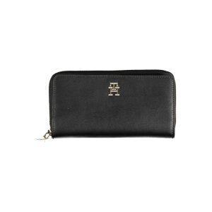 Nero Poliuretano Women Wallet