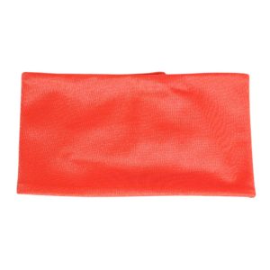 Orange Nylon Stretch Women Neck Warmer Scarf