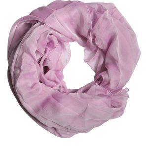 Pink Silk Rectangle Women Wrap Shawl Scarf