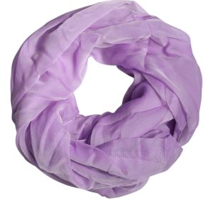 Purple Silk Rectangle Wrap Shawl Scarf