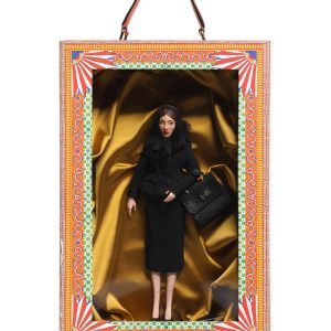 Black Dress Ceramic Porcelain Fashion Leather Sicily Dolls