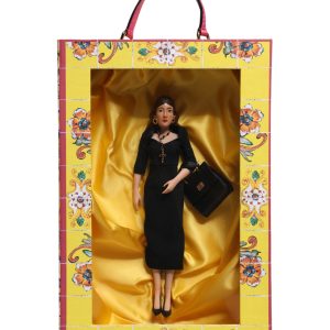 Black Dress Ceramic Porcelain Fashion Leather Sicily Dolls