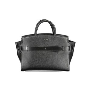 Nero Polyurethane Women Handbag