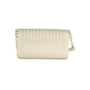 Bianco Polyurethane Women Handbag