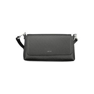 Black Polyester Women's Shoulder Bag