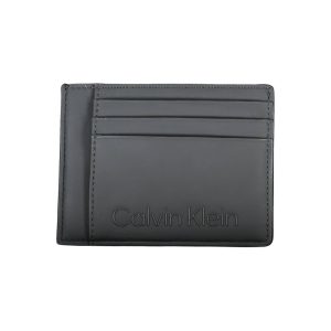 Nero Polyurethane Men Cardholder