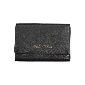 Black Polyurethane Women Wallet