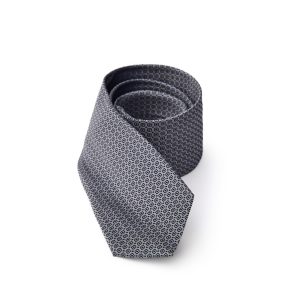 Gray Silk Tie