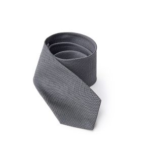 Gray Silk Tie