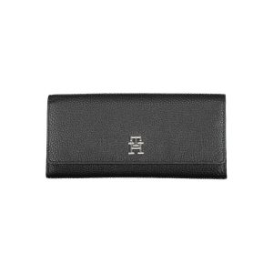 Black Polyurethane Women Wallet
