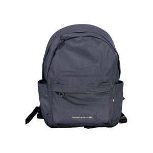 Blu Polyester Men Backpack