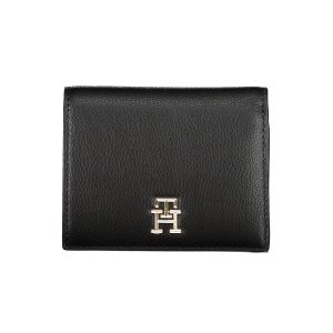 Black Polyurethane Women Wallet