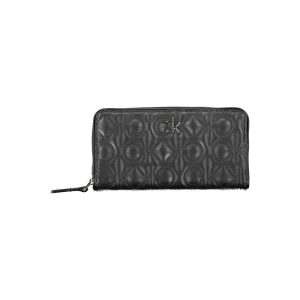 Nero Poliuretano Women Wallet