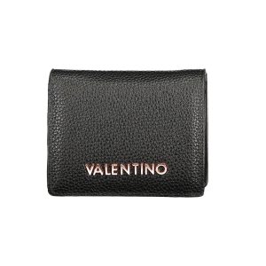 Black Polyurethane Women Wallet