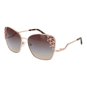 Rose Gold Metal Sunglasses