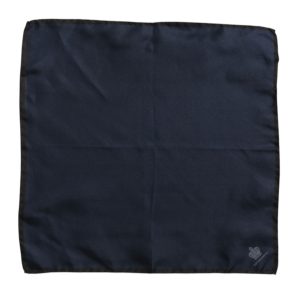 Blue DG Crown Silk Square Men Foulard Scarf
