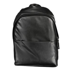 Nero Polyester Men Backpack