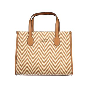 Marrone Polyester Women's Handbag