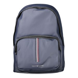 Blue Polyurethane Men's Backpack