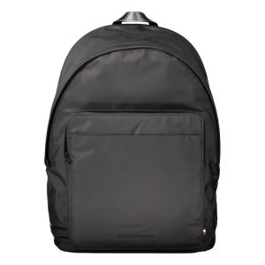 Nero Polyester Men Backpack