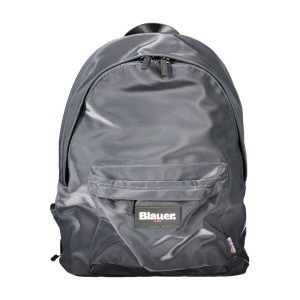 Blue Polyester Men's Backpack