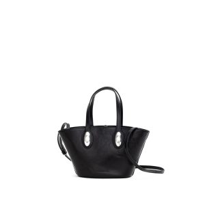 Black Leather Shoulder Bag