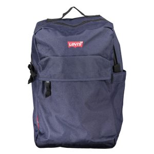 Blue Polyester Backpack