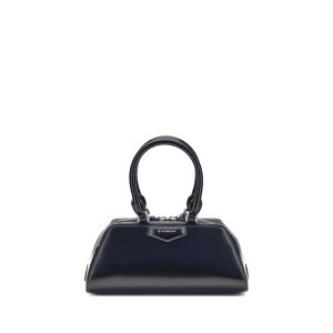 Black Calf Leather Bos Taurus Handbag