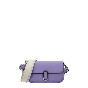 Purple Leather Crossbody Bag