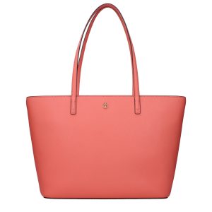 Pink Leather Shoulder Bag