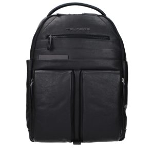 Black Leather Backpack