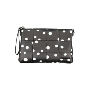 Black Polyurethane Women Bag