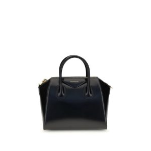 Black Calf Leather Bos Taurus Handbag