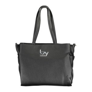 Black Polyurethane Women's Handbag
