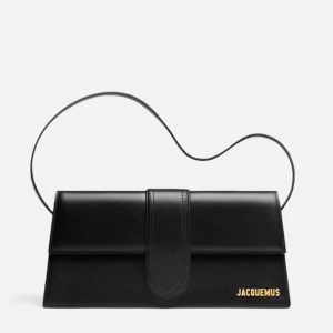 Black  leather Le Bambino Long bag