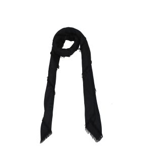 Black Viscose Foulard