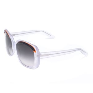 White Acetate Sunglasses