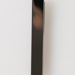 Silver Tone Brass Logo Branded Men Accessory Tie Clip Bar