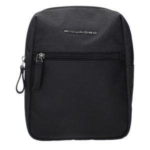 Black Fabric Crossbody Bag