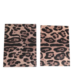 Multicolor Leopard Print Envelope Paper Post Card Holder