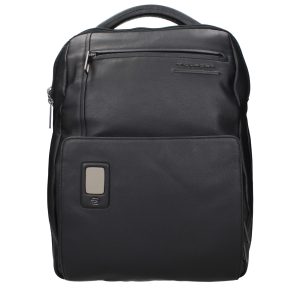 Black Leather Backpack