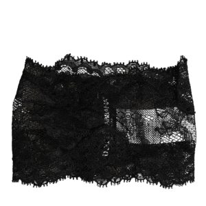 Black Lace Neck Scarf